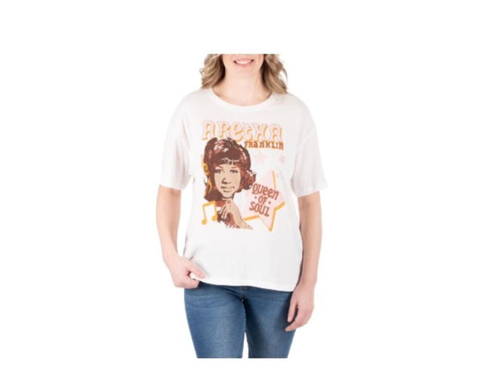 Women's Licensed Band Tee Aretha Franklin